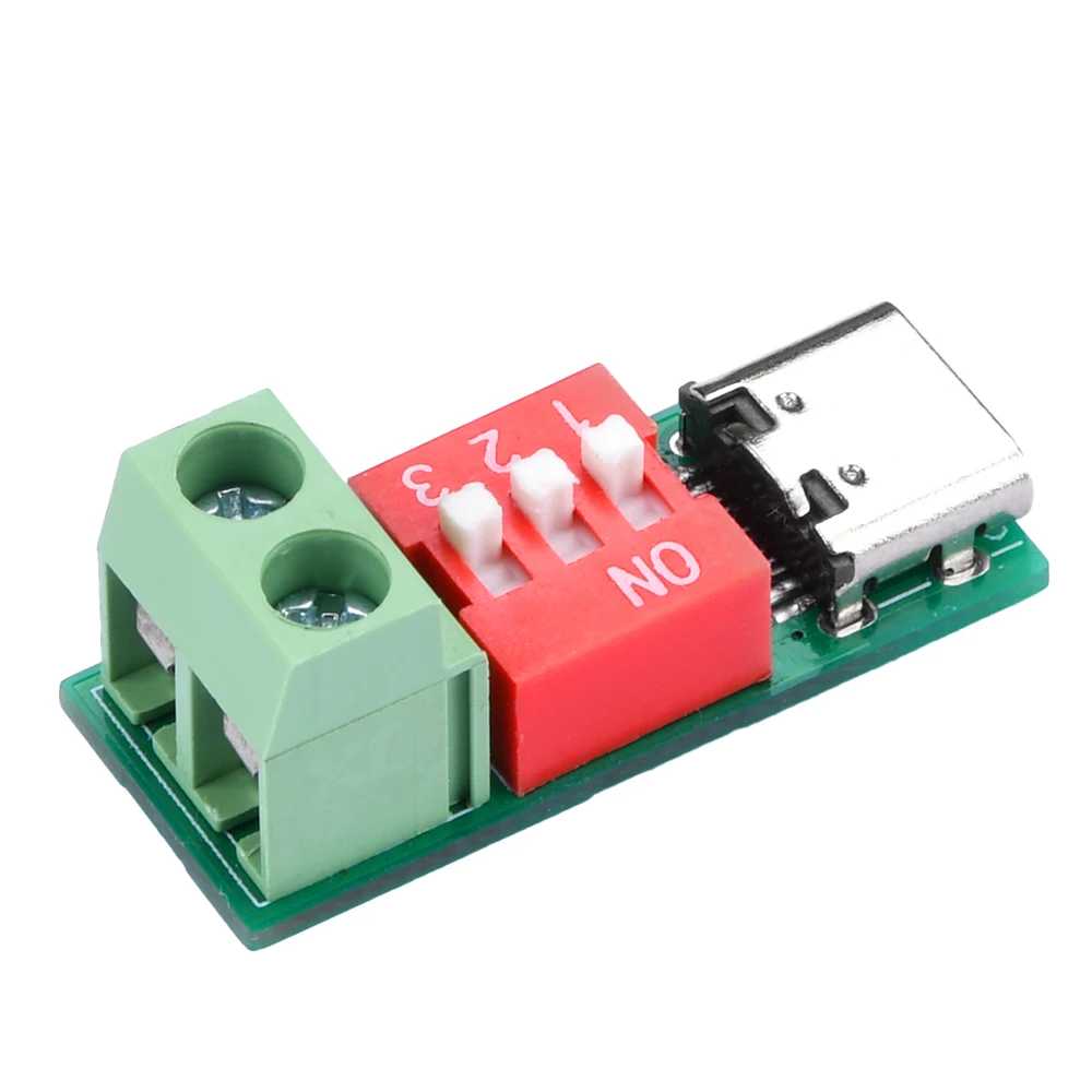 Type-C Pd Qc Trigger Dc 5V ~ 20V Instelbare Spanning Power Module Snelle Lading Lokmodule Snelladen Protocol Pd 3.0 / 2.0 Bc1.2