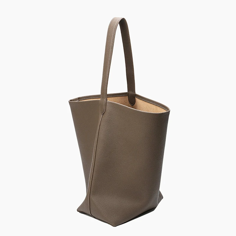 Vendita calda borsa da donna borsa a tracolla in morbida pelle stile pigro borsa sotto le ascelle borsa a secchiello grande casual femminile