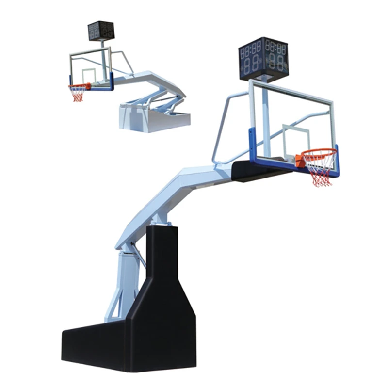 Indoor Customizable Training Basketball Hoop Hydraulic Basket Ball Portable Hoop/stand