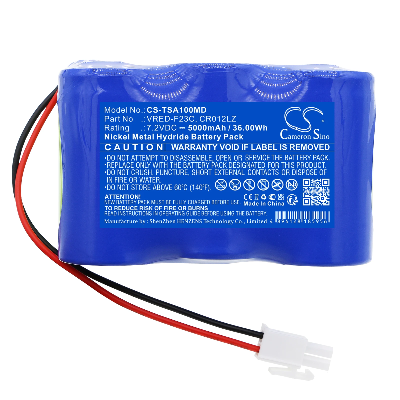 CS baterai pengganti untuk Thermo ilmiah TVA1000 penganalisa uap beracun CR012LZ, VRED-F23C 50