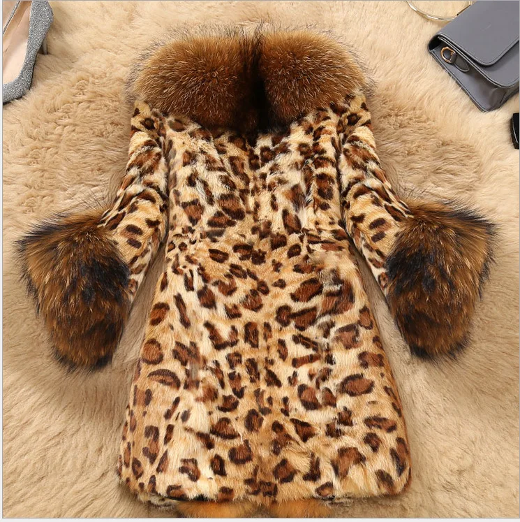 Feminino pele artificial outwear longo senhora jaqueta de pele do falso leopardo impressão inverno feminino eco casaco de pele desinged peludo cor rua