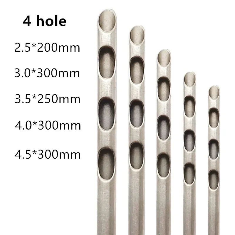 Incision Cannula Liposuction Cannulas 3 Hole 4 Hole 5 Holes Stainless Steel Fat Transfer Needle Fat Harvesting Cannula 1PCS