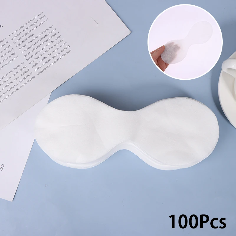 

100Pcs Disposable Eye Mask DIY Natural Cotton Eye Paper Women Essential Product Ultrathin Patch Eye Paper Mask