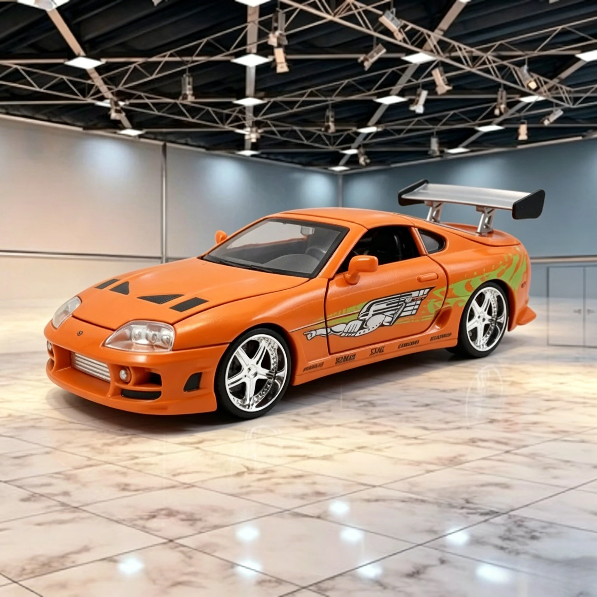 

Jada 1:24 Fast and Furious Brian’s 1995 Supra High Simulation Diecast Metal Alloy Model Car Toy Gift Collection