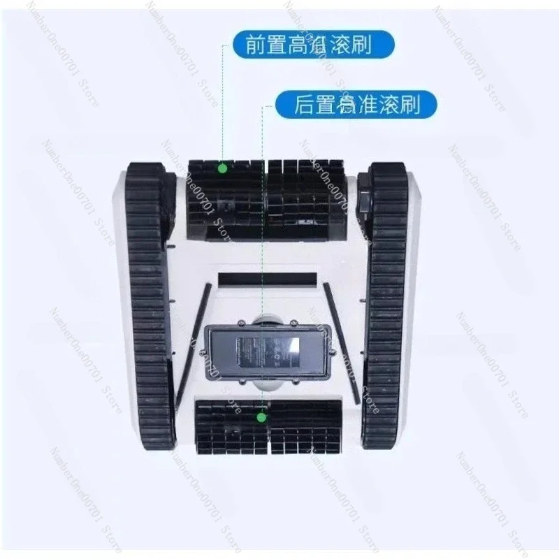 Máquina automática de succión de aguas residuales para piscina, aspiradora subacuática inalámbrica, máquina de limpieza de fondo de piscina para escalar paredes