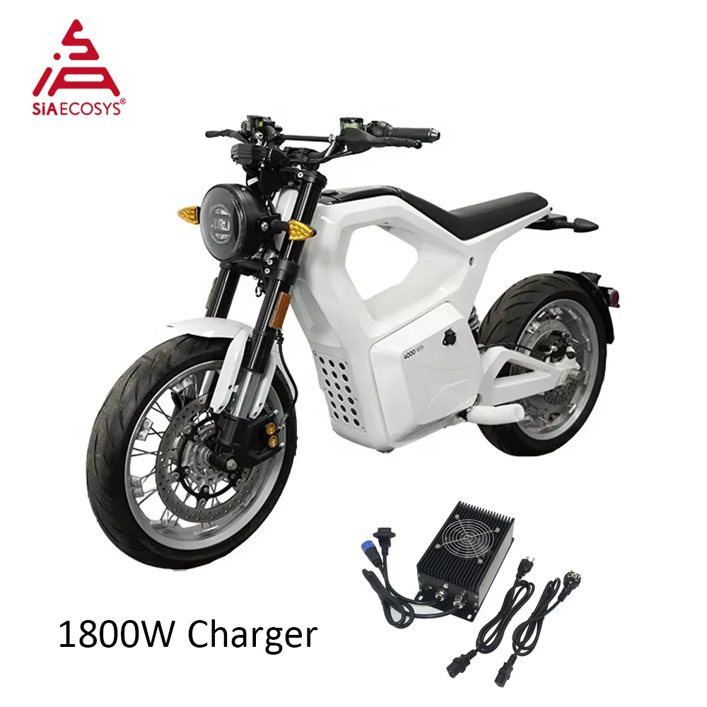 

SiAECOSYS EV Charger High Power 1800W 72V 18A/12A with Europe and American Standard Cable for Electric Motorcycle