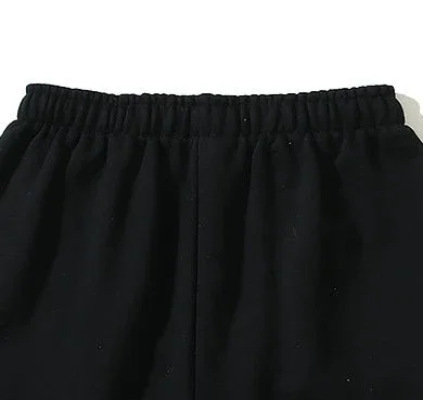 Новинка 2025 года, спортивные широкие шорты в стиле хип-хоп, спортивные штаны, уличный скейтборд, уличные танцы, студенческие простые спортивные штаны для мужчин