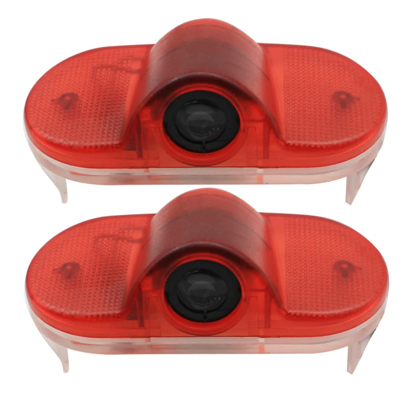 2Pcs LED Car Door Welcome Lights Projector Logo for Volkswagen Mk4 Ghost Shadow Light Decor Ambient Lamp Safety Auto Accessory