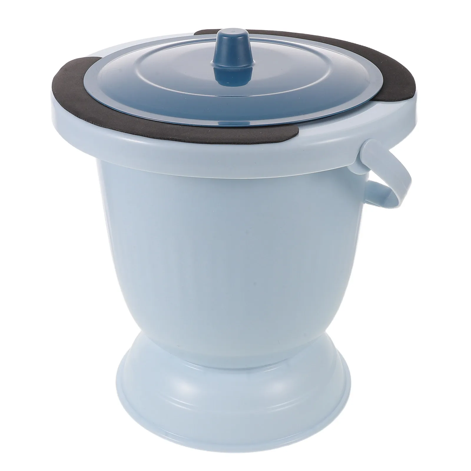Bedside Commode Bucket with Lid Leakproof Portable Urinal for Elderly Adults Disabled Pregnant Travel Camping Home