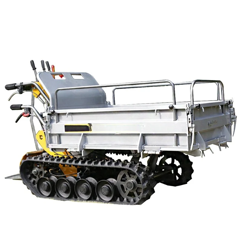 for 500kg 800kg 1000kg 1ton-8ton track dumper mini crawler transporter rubber Dump Trucks for sale with EPA china