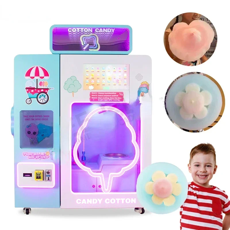 Coin Operated Cotton Candy Vending Machines/Automatic-Cotton-Candy-Vending-Machine For Sale Hot sales