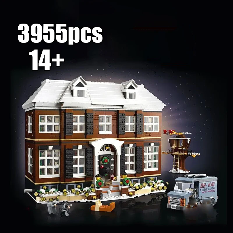 

In Stock 3955 Pcs Home Alone Model Building Blocks Brick Education Birthday Christmas Gifts Toys Compatible 21330