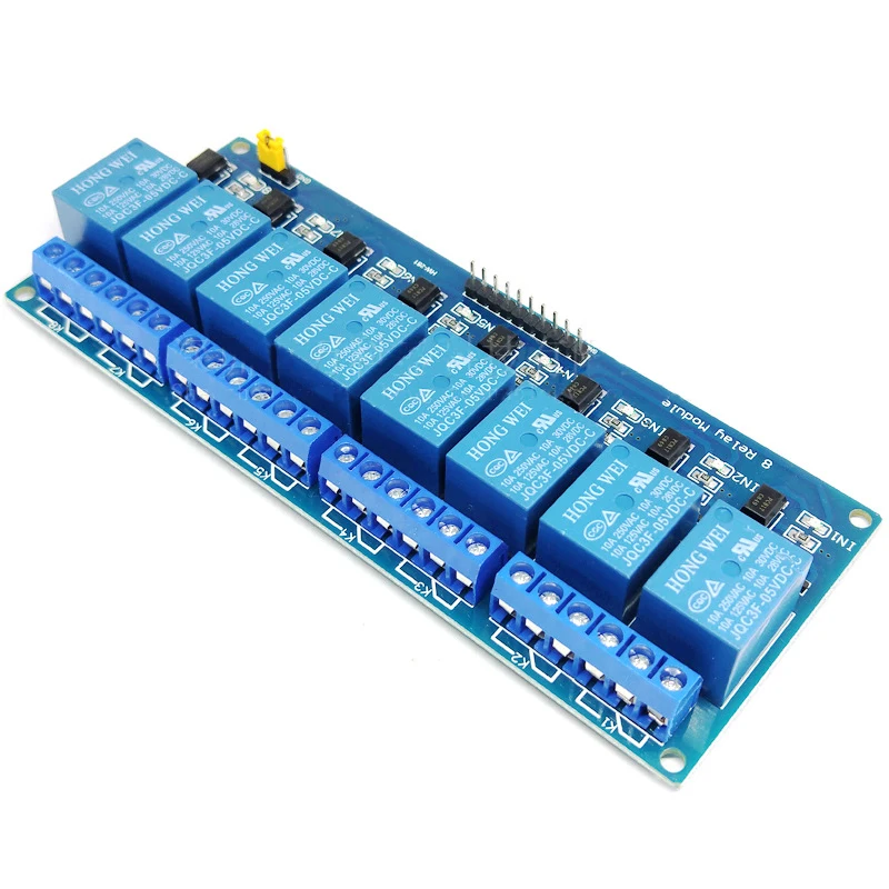 8 Channel Relay Module 5V with Optocoupler Isolation Support AVR/51/PIC Microcontroller PLC Relay Module