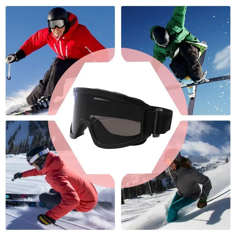 Skiing Goggles Windproof Cycling Motorcycle Goggles Winter Anti-Fog Snowboard Ski Glasses Ski Tactical Goggle outdoor sports