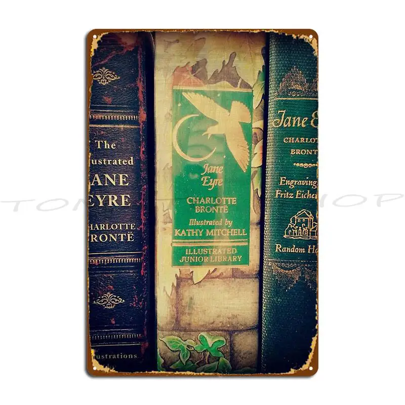 Wuthering Heights Greatest Books Series Sense and Sensibility Metal Sign Poster Garage Cinema Funny Pub Iron   Tin Sign Poster