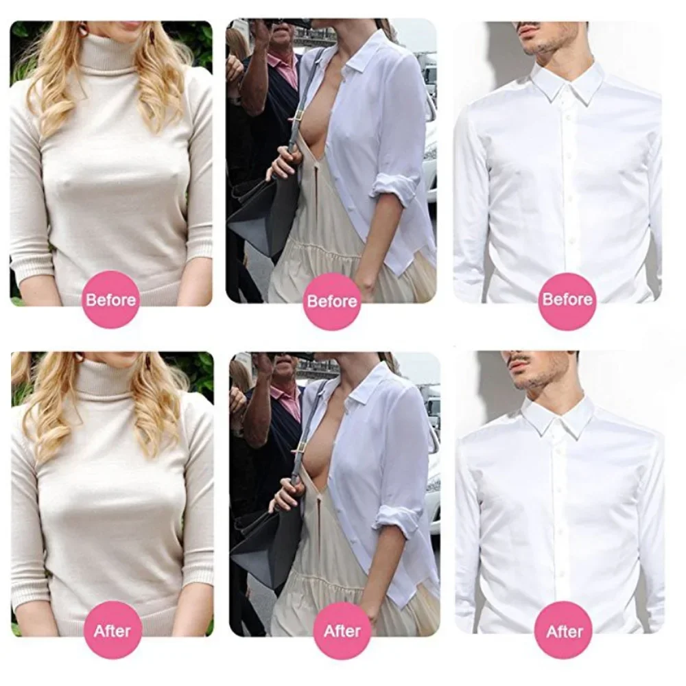 10Pcs Push Up Bras Self Adhesive Silicone Strapless Invisible Bra Women Reusable Sticky Breast Lift Bra Pads Petal Nipple Covers