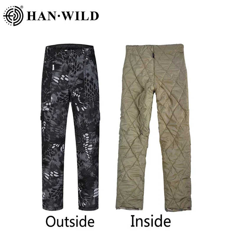 

HAN WILD Hiking Thick Cotton Pants Winter Warm Tactical Pants Men Combat Trousers Army Thermal Multicam Pants Airsoft Hunting