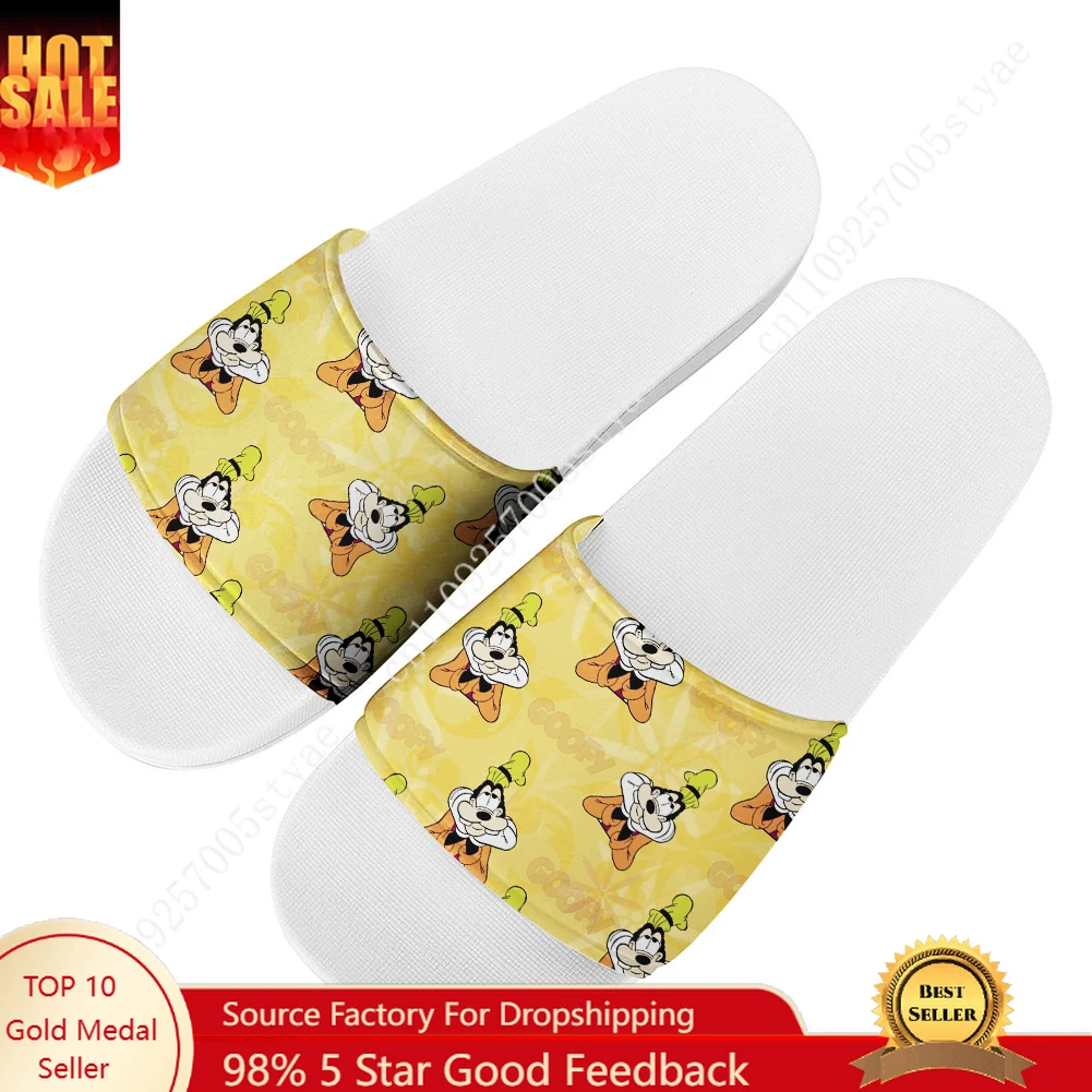 

Disney Goofy Home Customized Water Shoes Men Women Bathroom Beach Pool Sandals That Can Be Worn Outside Custom Slipper