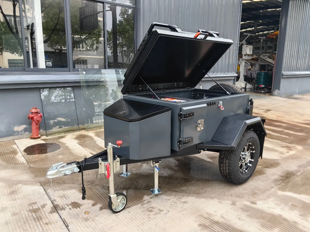 2026 New Styles Carbon Steel  Premium Pop up Camping Trailer RV Camper for Outdoor Excursion