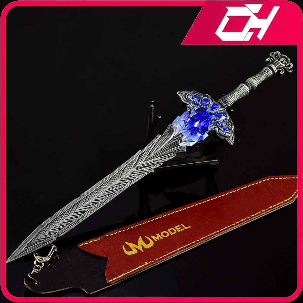 30 cm Lazuli Glintstone Zwaard Legering Spel Perifere Cool Rechte Zwaard Model Decoratie Ornament Geschenken Speelgoed Collectie voor Jongen