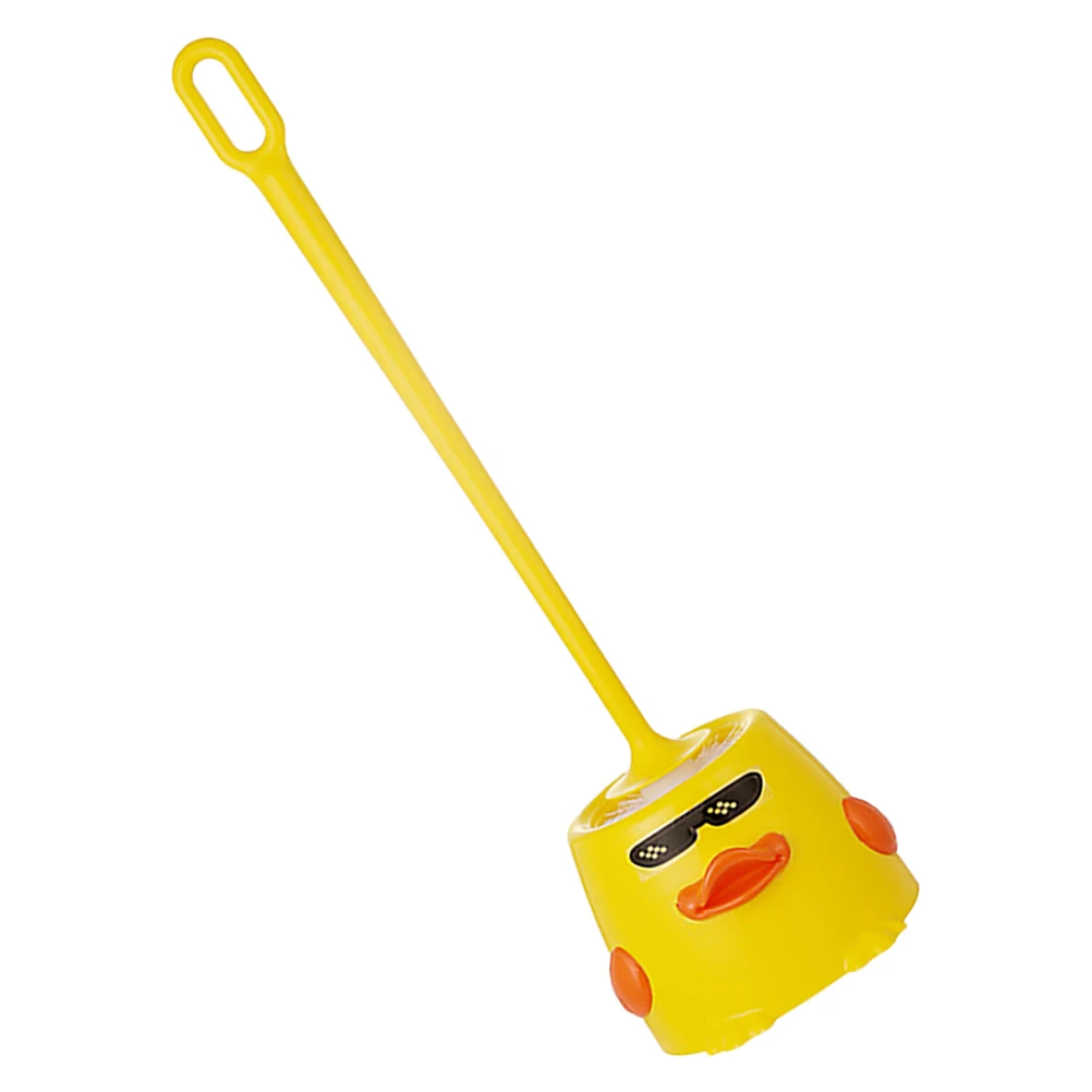 

Little Yellow Duck Toilet Brush Super Long Handle Soft Bristles Bathroom Cleaning Tool Plastic Scrubber Child Fun Decor Duck