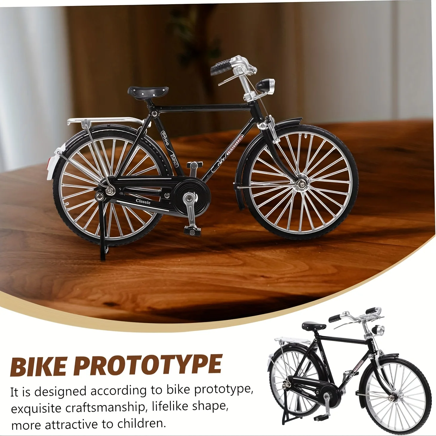 Alloy DIY bicycle ornaments - model car - party decorations finger bending simulation home decorations