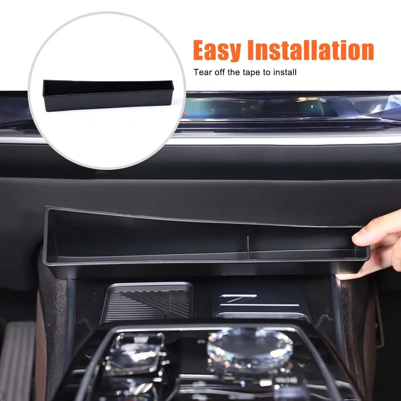 For 2023+ BMW 7 Series car storage central control storage box car multi-functional accessories ABS 1PCS