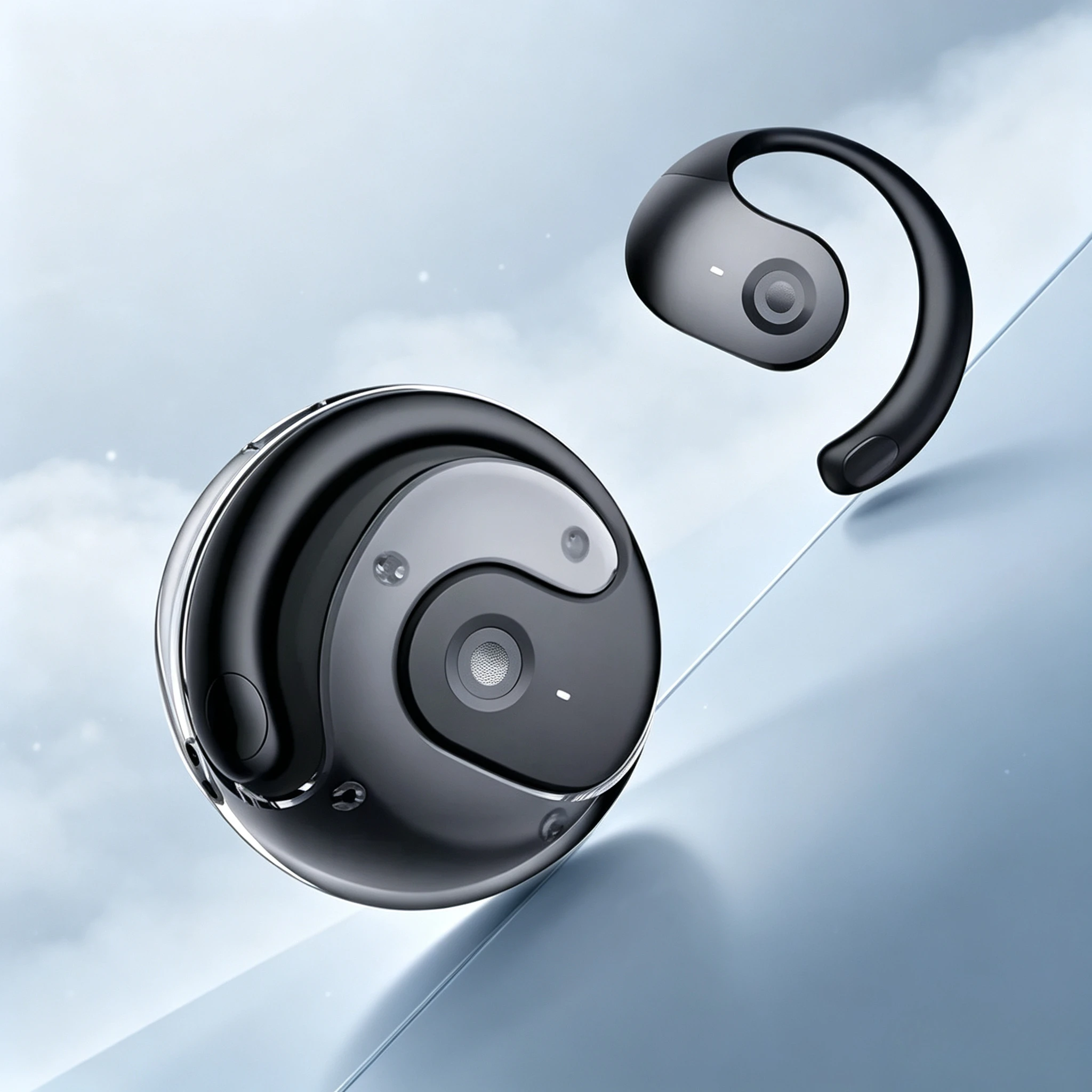 New BY01 Wireless Bluetooth 5.3 Headphones Long Battery Earbuds HIFI Sports Headphones for all smartphones