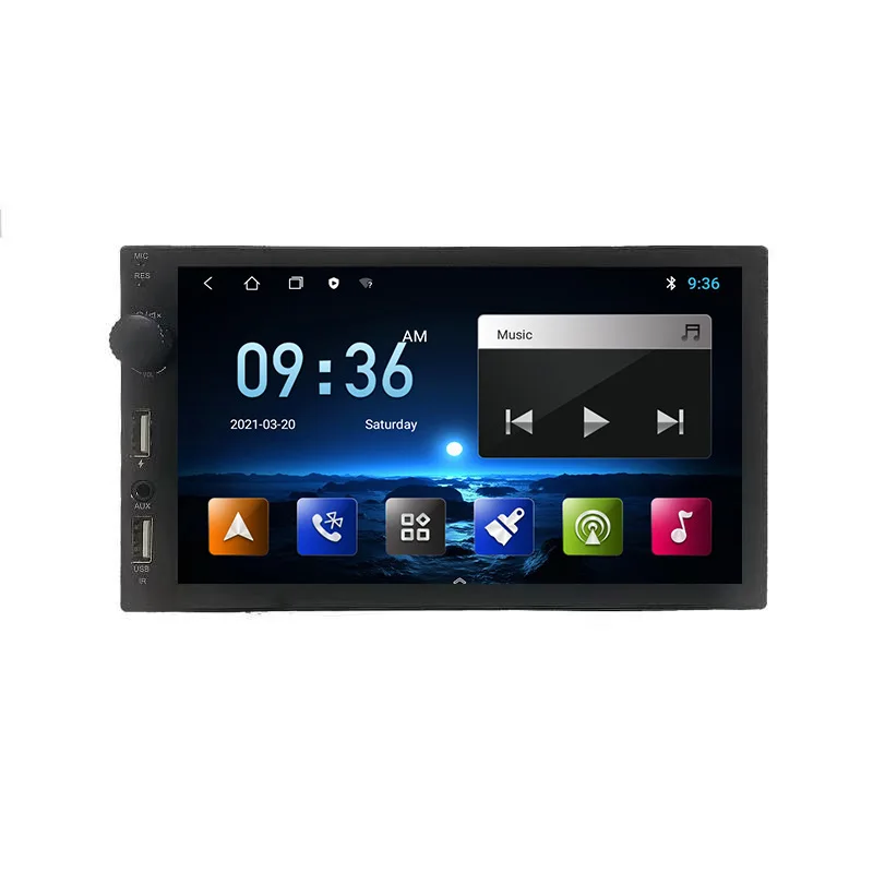 

Universal machine with knob USB Android car navigation mp5 player radio