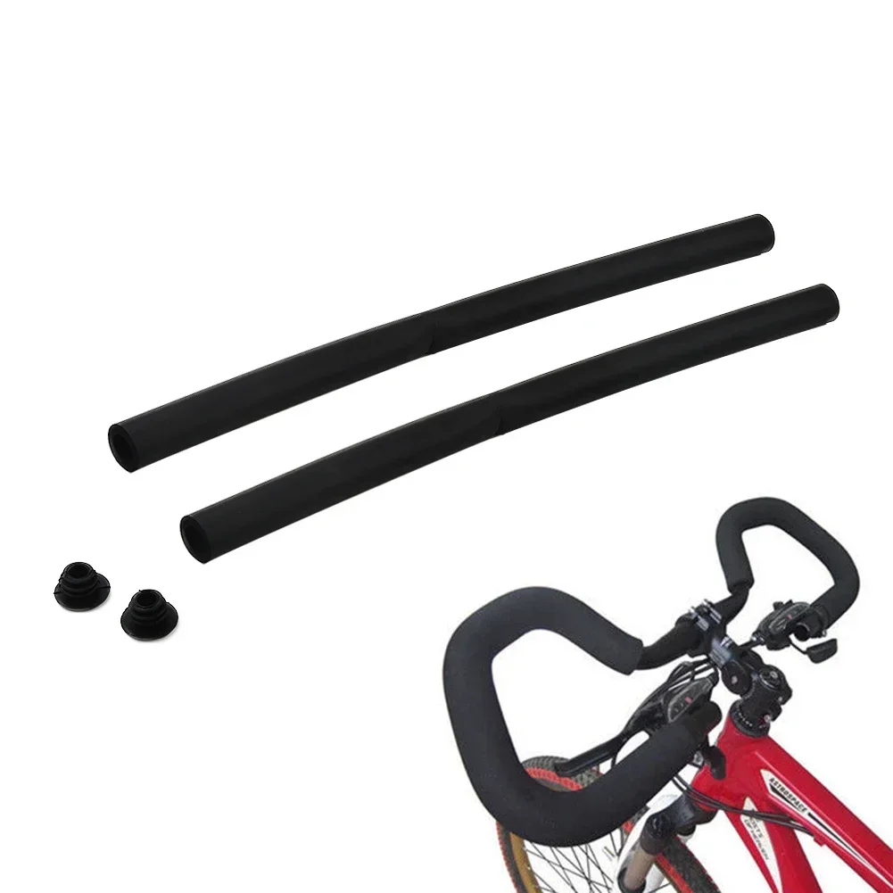 

Soverup 1 Pair Bicycle Cycling Racing Bike Handlebar Foam Sponge Grip Cover Black 50cm Shock Absorbing Long Sponge Covers