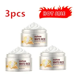 3PCS White Rice Whitening Cream Anti Aging Remove Wrinkles Nourishing Moisturizing Facial Cream Face Care
