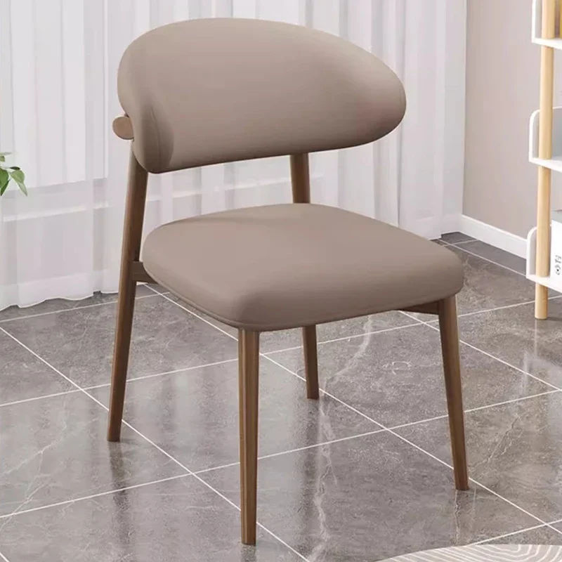 Sillas de Comedor de madera de lujo nórdico, Sillas de Comedor modernas Para juegos, Sillas de Comedor relajantes, Sillas de dormitorio de playa Para Comedor, muebles Para el hogar