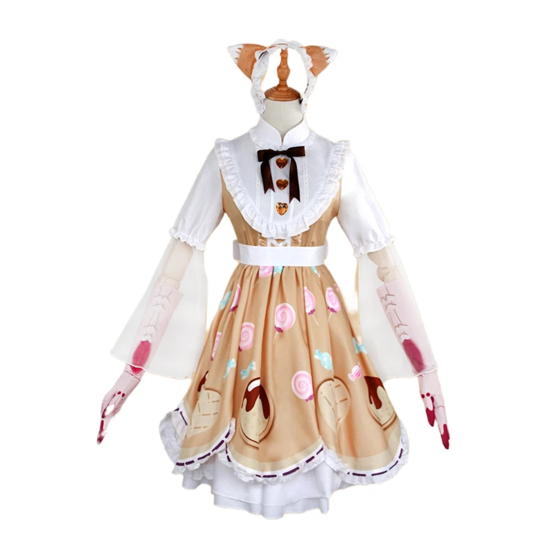 

Anime Game Identity V Cosplay Costume Dress Set Tracy Reznik Machinist's Candy Girl Cos Suit Lolita Dress Outfits