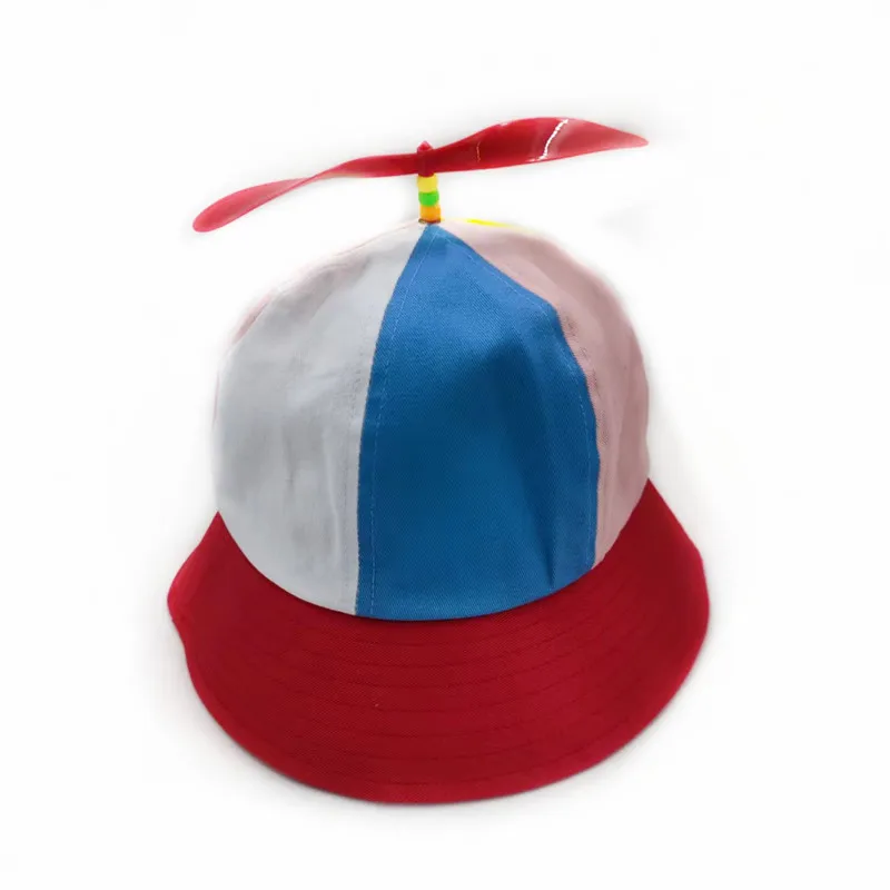 20 Farben Lustiger Propeller Regenbogen-Hubschrauber-Baseballkappe Größe S&L Unisex Kinder Teenager Kleine Köpfe Zylinder für Männer Frauen – Detail 31