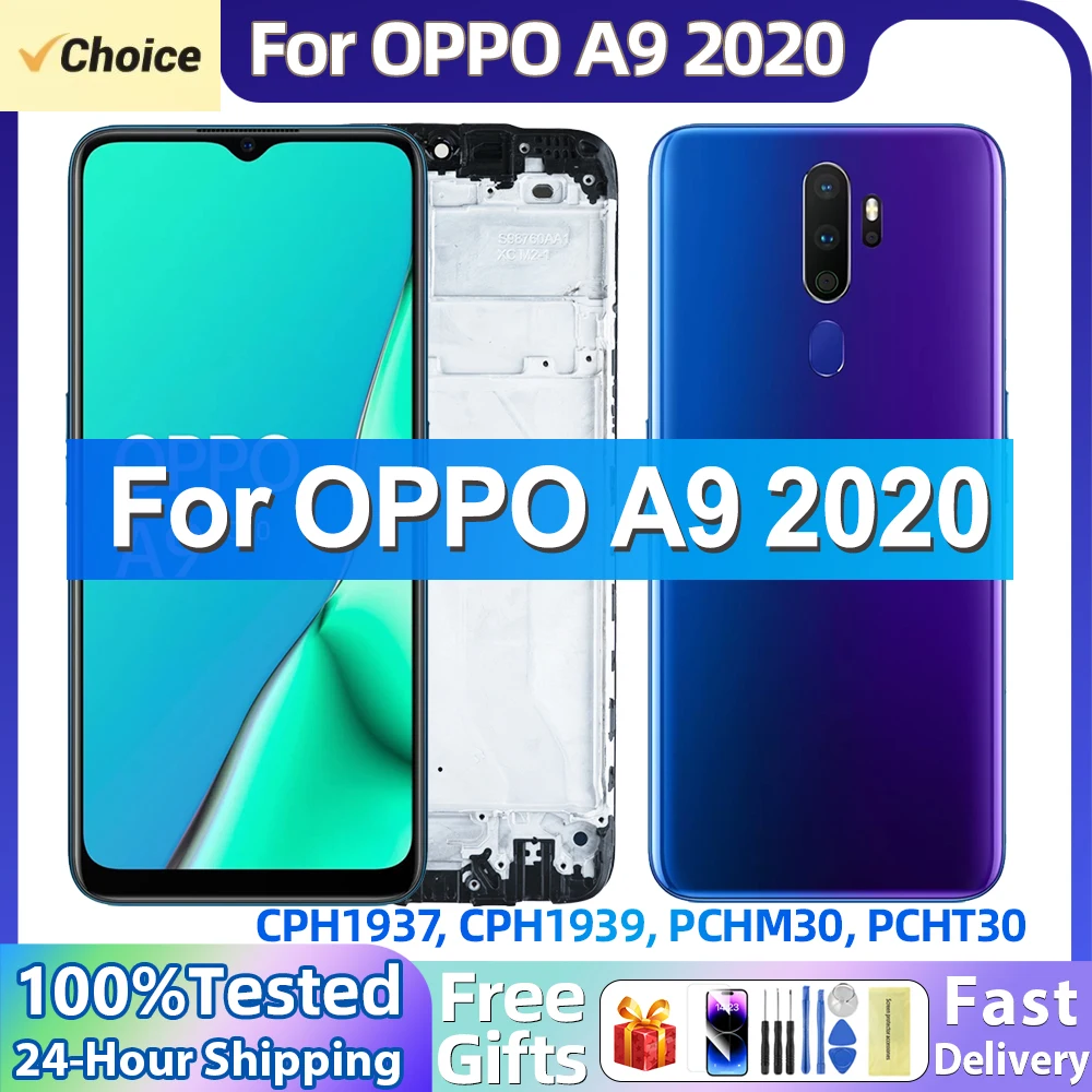 6.5\'\' For OPPO A9 2020 CPH1937 CPH1939 CPH1941 LCD Display Touch Screen Digitizer Replacement For Oppo A9 2020 LCD