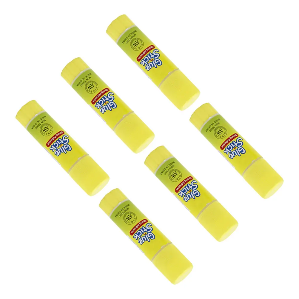12Pcs Solid Glue Stick White Adhesive Non Break Paper Card School Office Supplies Glue Stick White Gluesticks Office Gluesticks