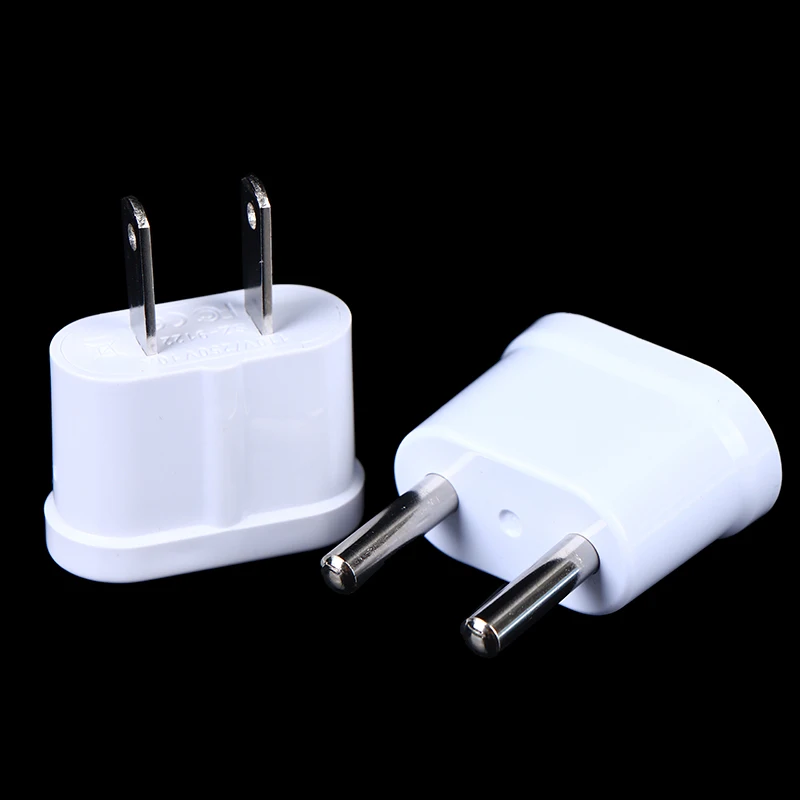 US/EU 2Pins Plug Converter Power Adapter American US To EU Outlet Euro Travel AdapterPower Electrical Socket Converter AC Outlet
