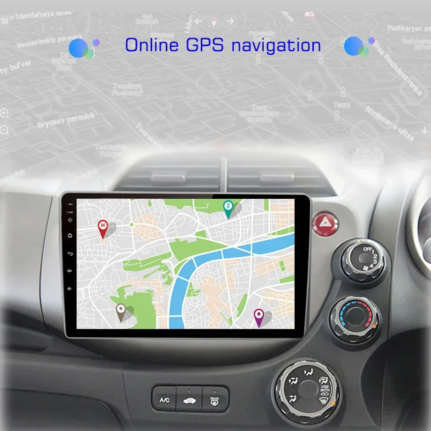 Android 15搭載のCarplay対応カーステレオ、ホンダフィット/ジャズ（2007-2013）用、ナビゲーション、GPS、レコーダー、マルチメディア、ビデオプレーヤー、4G+WiFi、DSP機能付き