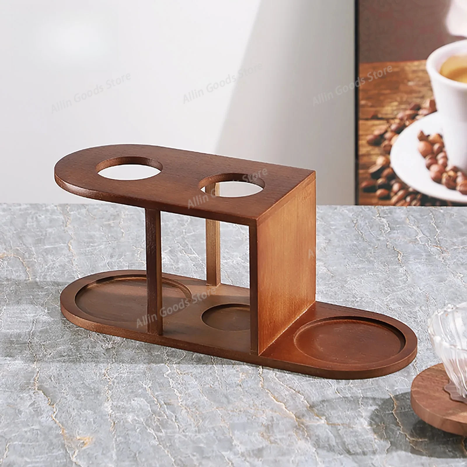 Portable Pour Over Coffee Stand Storage Rack Hand Brew Filter Cup Holder Barista Accessory For Home Coffee Brewing