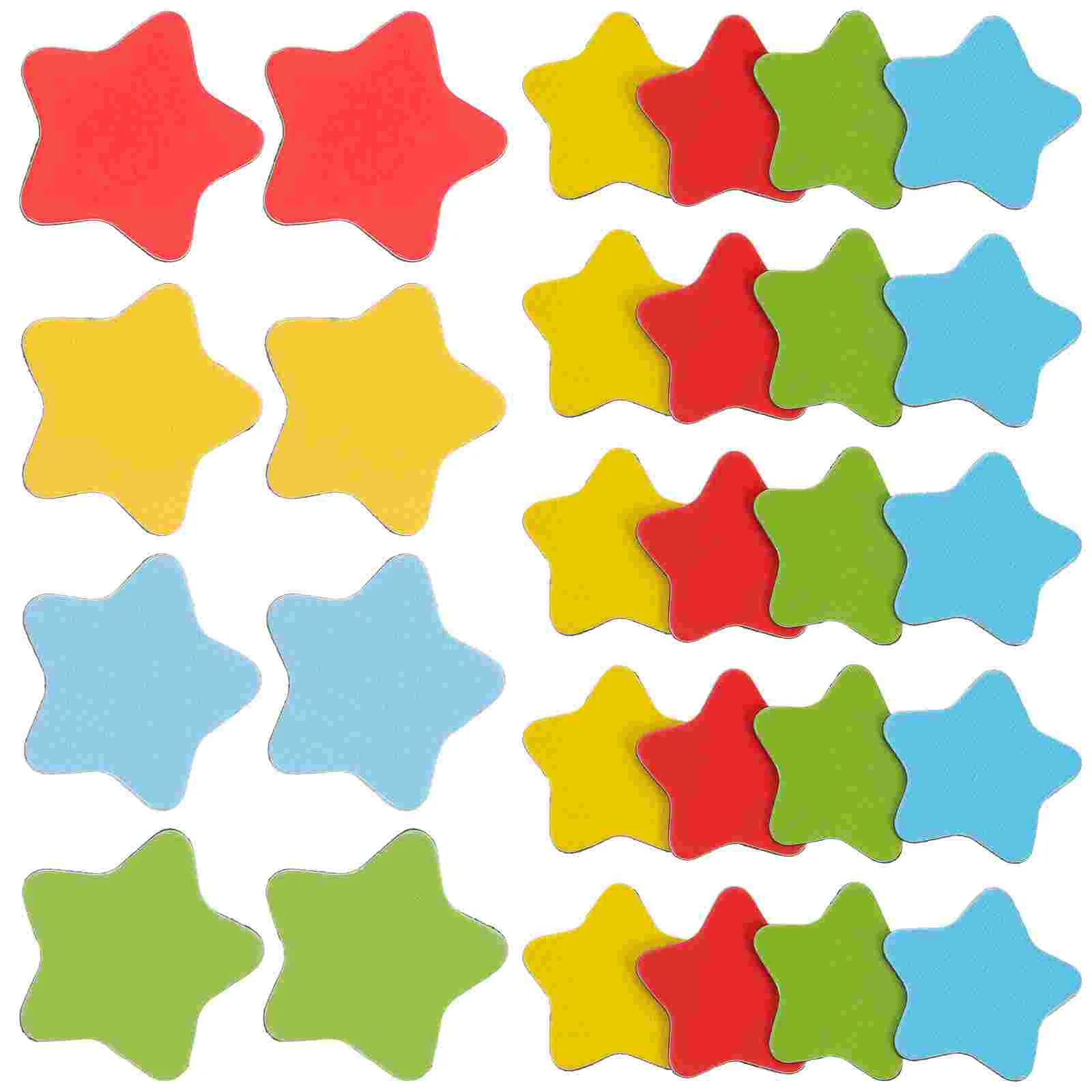 80 Pcs Whiteboard Magnets Star for Classroom Fridge Magnetic Decorations Decorative