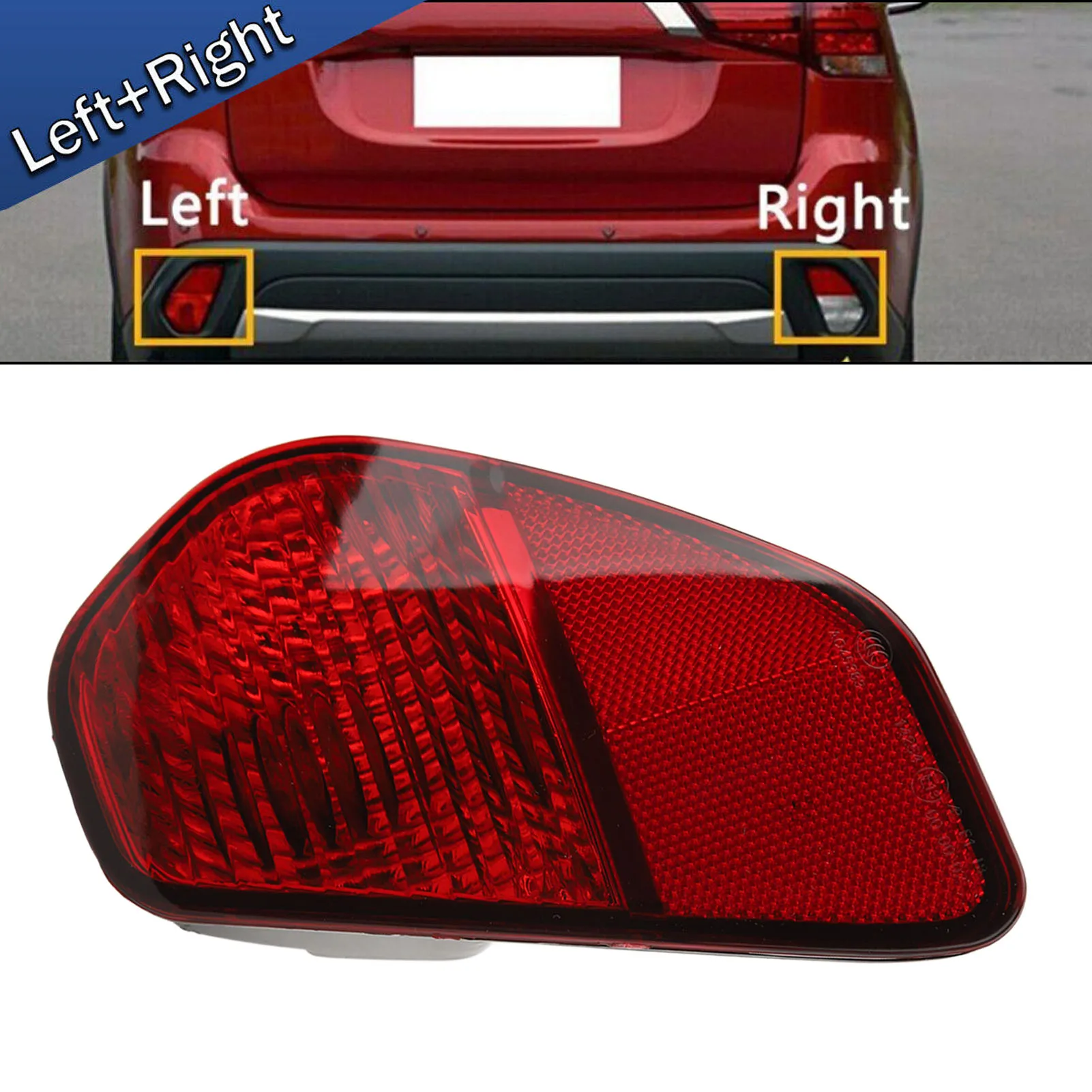 

1 Pc Rear Bumper Reflector Lamp Tail Fog Lamp Replacement For Mitsubishi Outlander 2016 2017 2018 8337A137