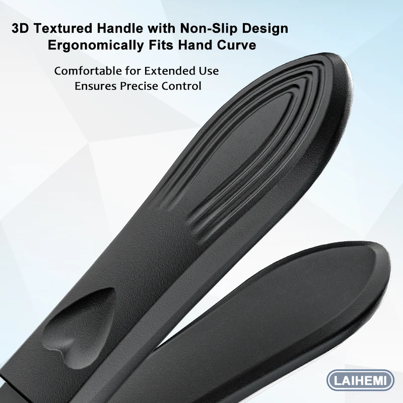 مجموعة ماكينة قص أظافر القدم السميكة قطعة واحدة - ماكينة قص أظافر واسعة الفك مع مقبض طويل، قطري فائق الحادة N