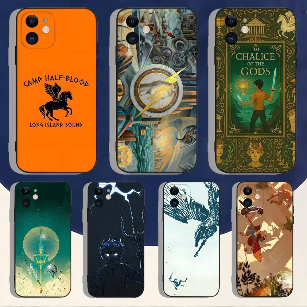 

P-PercyS J-Jackson Grover Phone Case For iPhone 16,15,14,13,12,11,Pro,Max,Plus,X,XS,XR,SE,8,7,Mini,Soft Silicone Black Case