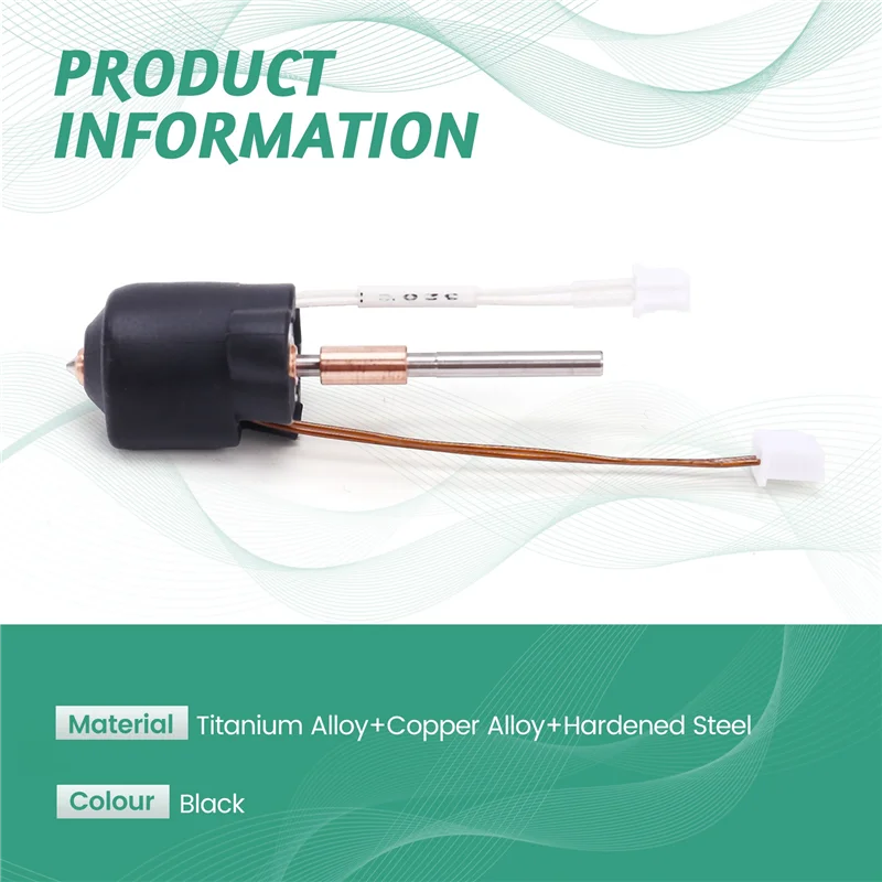 

Превосходный Hotend для Creality K1C K1 MAX, комплект нагревательных блоков, 0,4 мм, встроенное сопло с быстрой заменой, детали 3D-принтера