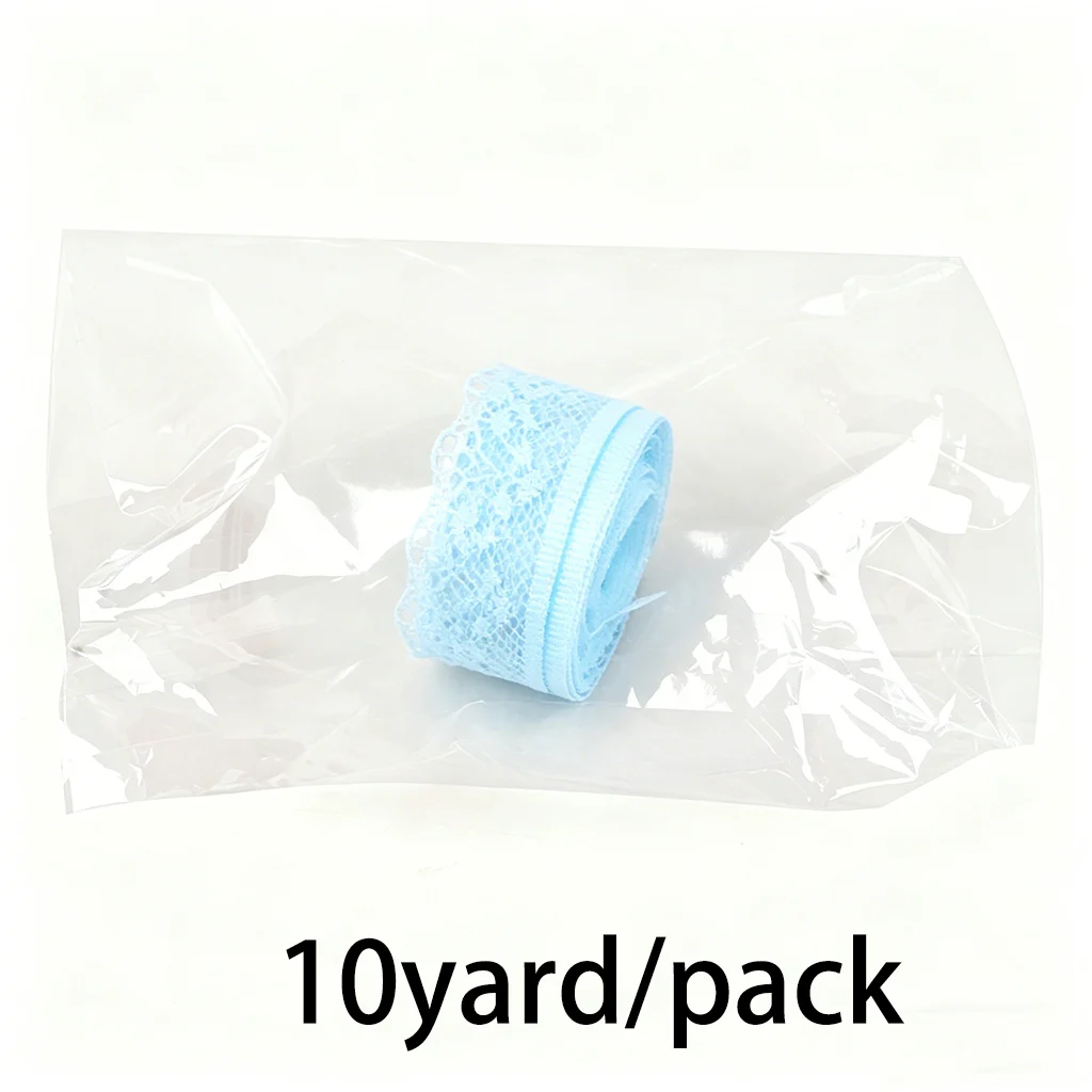 (10 Yards/roll) 20mm tessuto di pizzo bianco e nero tessitura decorazione materiale da imballaggio regalo lacci fatti a mano fai-da-te