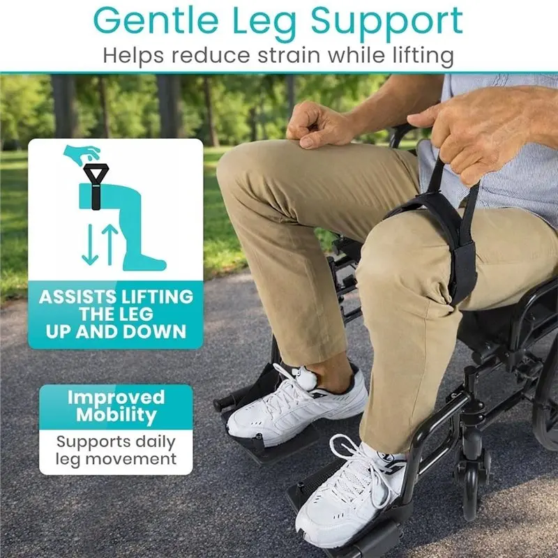 For Elderly& Disabled Transfer Assist, 2Pcs Pull Up Assistive Strap, Leg Movement Pull Up The Assistive Strap
