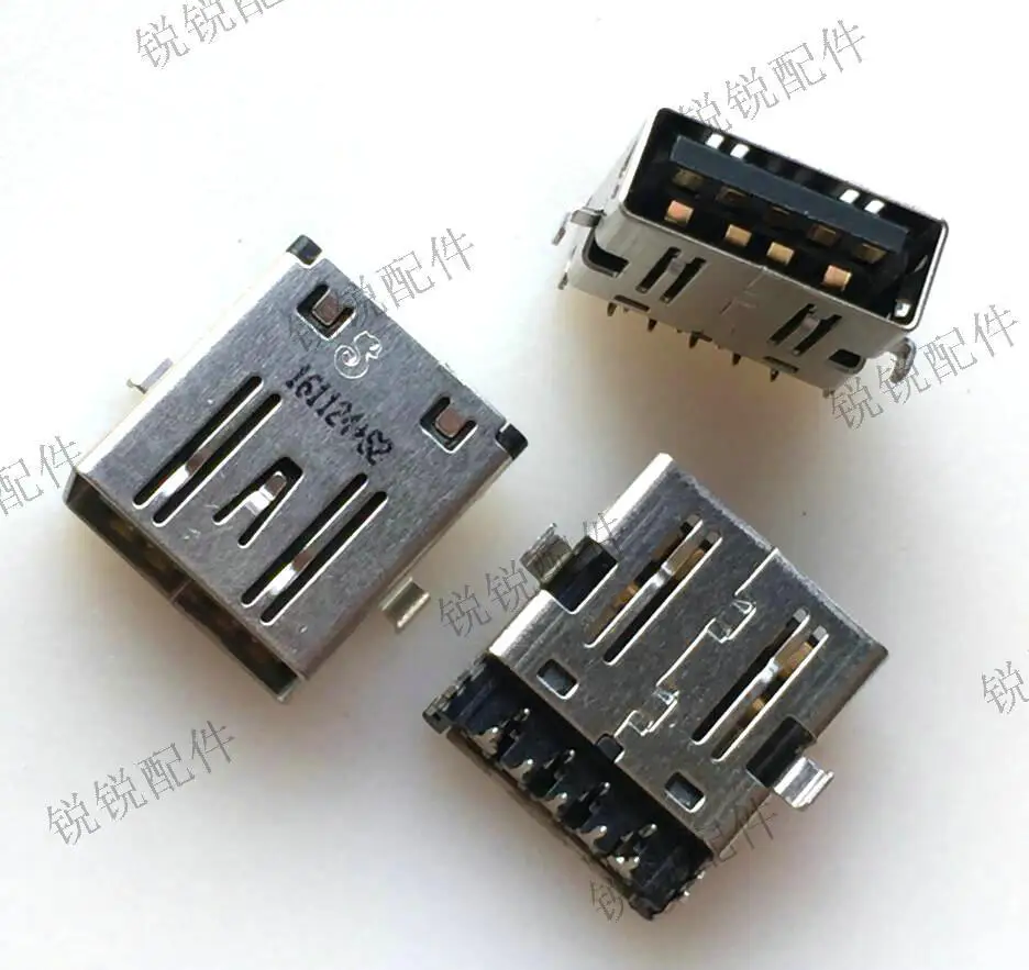 For imported AF 90 degree USB3.0 female seat, oblique port 9P sunken plate type, notebook, computer USB interface socket