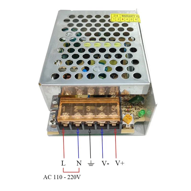 

AC 110V-220V TO DC 12V24V Switch Power Supply 2A 5A AC-DC Voltage Converter Universal Regulated