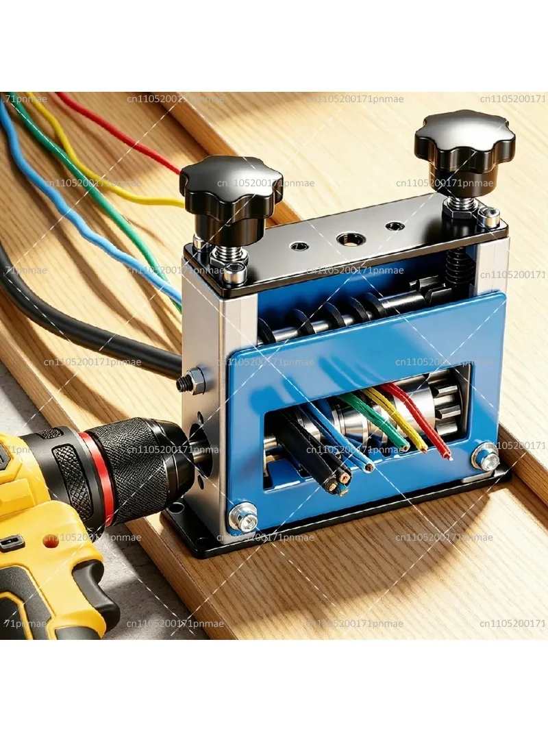 Manual Wire Stripping Machine 10 Holes Portable Cable Stripper Tool for Scrap Copper Wire Peeling Home Industrial Use