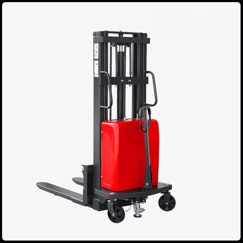 Semi Electric Stacker Fixed Legs 3300Lbs Capacity 118